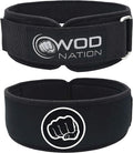 Weight Lifting Belt - 4 Inch Firm Support Nylon Weightlifting Belt for Deadlift, Squat & Powerlifting - Gym Belts for Men & Women - Great for Your Strength Training Equipment and Workout